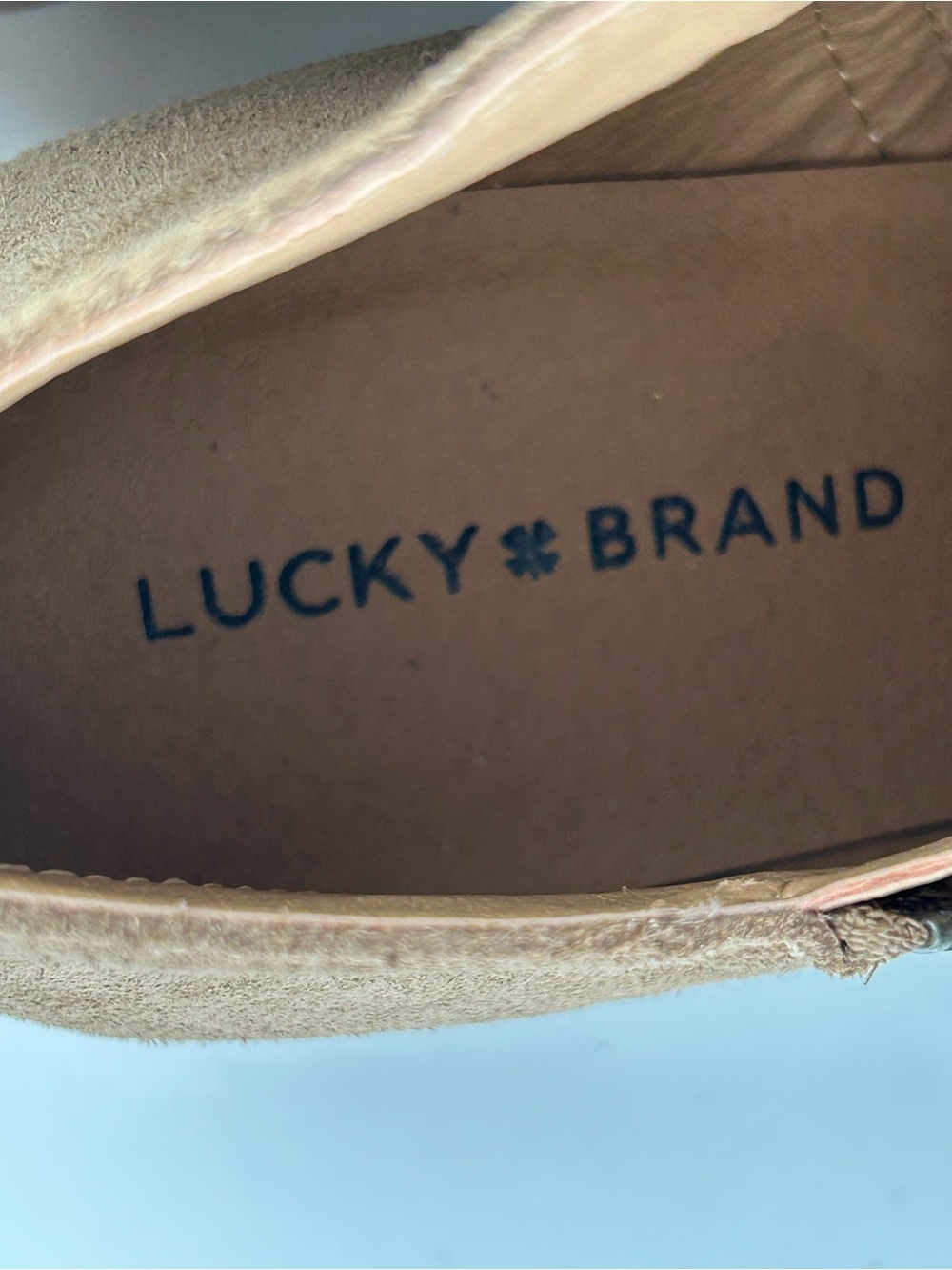 LUCKY BRAND BRIELLEY PERFORATED LEATHER ANKLE BOOTIES 9.5 - Picture 9 of 13